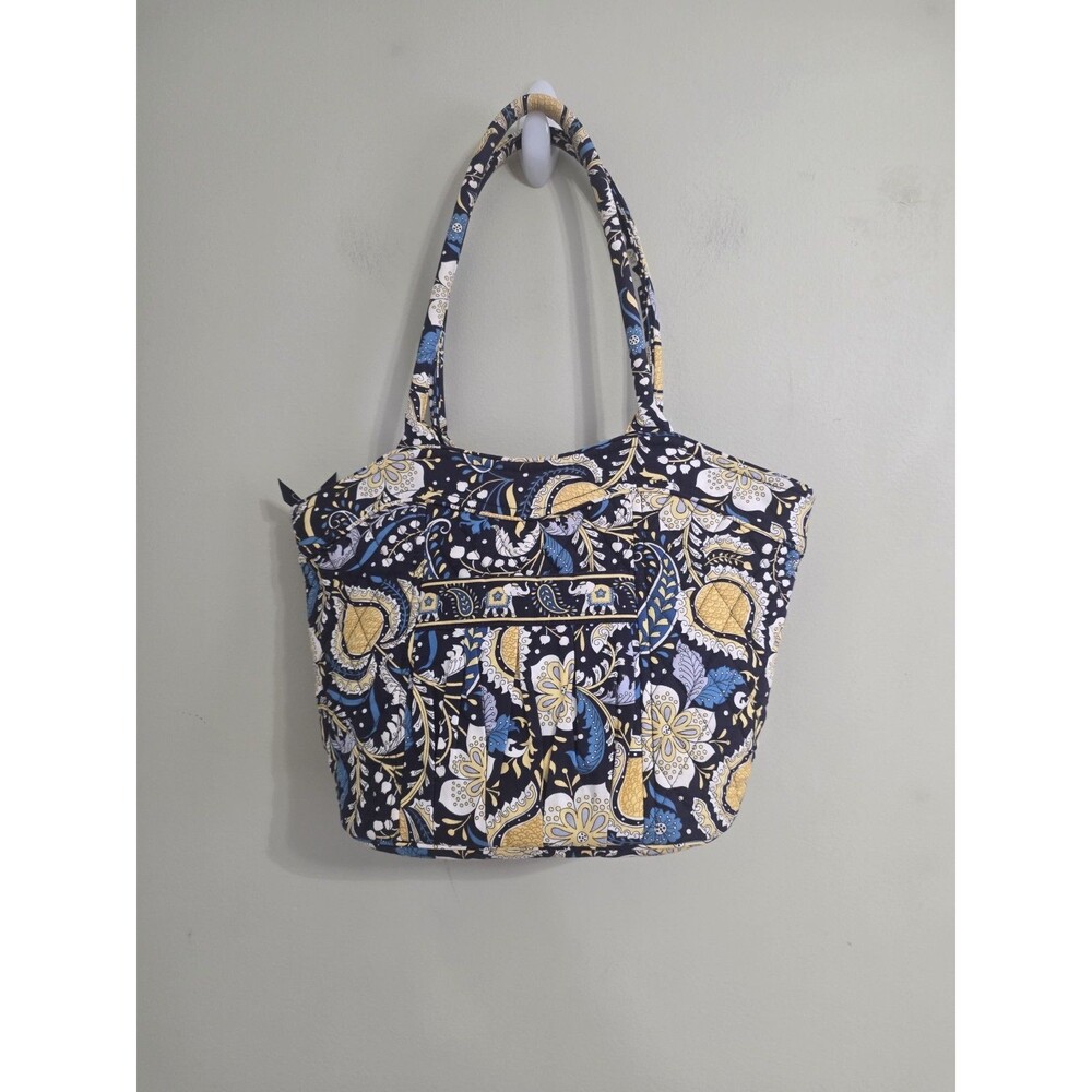 Vera Bradley Sweetheart Shoulder Bag Ellie Blue Yellow In Excellent Condition